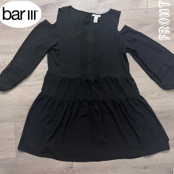 Bar III- Women’s Size XL Black dress -NWT - Picture 6 of 8
